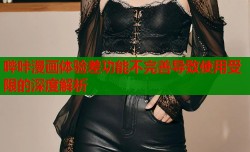 哔咔漫画体验差功能不完善导致使用受限的深度解析